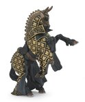 39918 Cheval du maitre des armes cimier taureau
