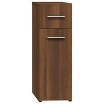 vidaXL Armoire apothicaire Chêne marron 20x45 5x60cm Bois d'ingénierie