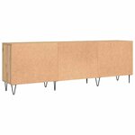 vidaXL Meuble TV chêne artisanal 150x30x50 cm bois d'ingénierie