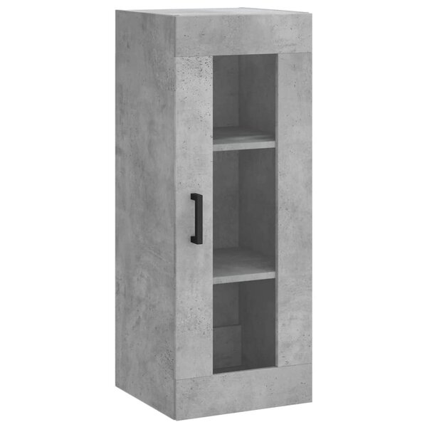 vidaXL Armoire murale gris béton 34 5x34x90 cm
