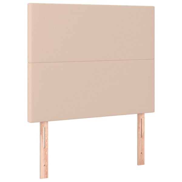 vidaXL Têtes de lit 2 Pièces Cappuccino 80x5x78/88 cm Similicuir