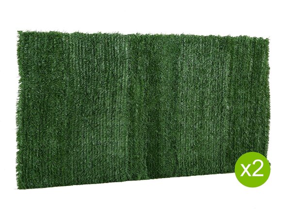 Lot de 2 Haies artificielles - 200 x 300 cm
