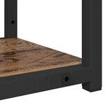 vidaXL Étagère Murale Bois Ancien 60 x 21 x 78 5 cm Bois d'ingénierie