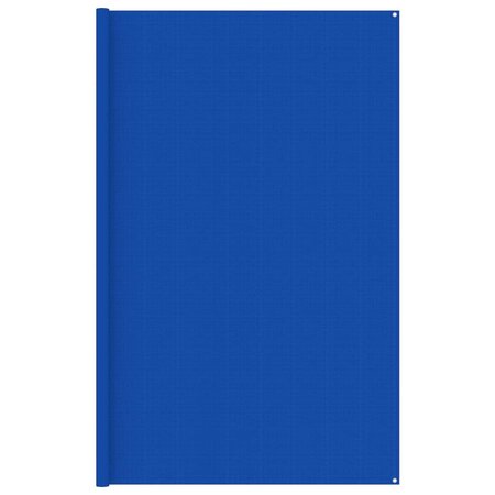 vidaXL Tapis de tente 300x600 cm Bleu PEHD
