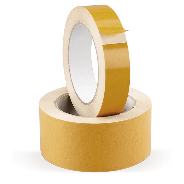 Ruban adhésif double face polypropylène économique 50 mm x 25 m (lot de 18)