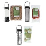 Esschert Design Ensemble complet de mangeoires à oiseaux S 3 Pièces