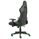 vidaXL Chaise de jeu pivotante Vert PVC