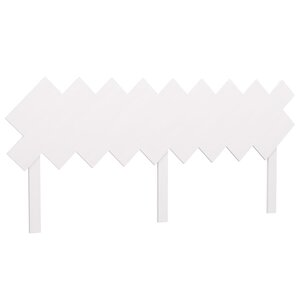 vidaXL Tête de lit Blanc 178x3x80 5 cm Bois massif de pin