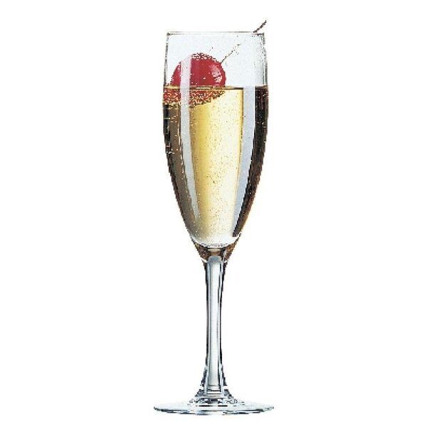 Flûte à champagne princesa arcoroc 150 ml - boite de 48 - verre x195mm