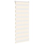 vidaXL Store zèbre beige marbré largeur du tissu 55 9 cm polyester