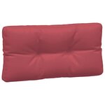 vidaXL Coussins de palette 5 Pièces rouge bordeaux tissu