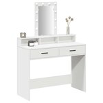 vidaXL Table de Toilette Blanc 100 x 41 x 140 cm Bois d'ingénierie