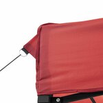 vidaXL Tente de fête 292 x 292 x 315 cm Bordeaux Tissu Oxford