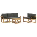 vidaXL Ensemble de canapés d'extérieur 6 pc
