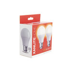 Pack de 2 ampoules led classiques (a60)  culot e27  11w cons. (75w eq.)  1055 lumens  lumière blanc neutre