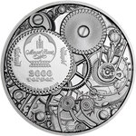 Pièce de monnaie en Argent 2000 Togrog g 93.3 (3 oz) Millésime 2020 Clockwork Evolution MECHANICAL BEE