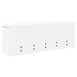 vidaXL Porte-manteau mural Blanc 75 x 16 x 26 cm Bois d'ingénierie
