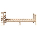 vidaXL Cadre de lit sans matelas 90x200 cm bois de pin massif