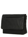 Besace homme classic  en cuir - KATANA - L36.5 x H30.0 x P11.5 cm - 21164-Noir