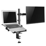 Newstar support de bureau d'ordinateur portable 10"-32" 4-52 cm noir