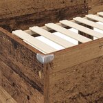 vidaXL Lit Superposé pour Enfants Bois ancien 100 x 200 cm