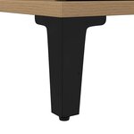 vidaXL Armoire de salle de bain chêne artisanal 30x30x100 cm