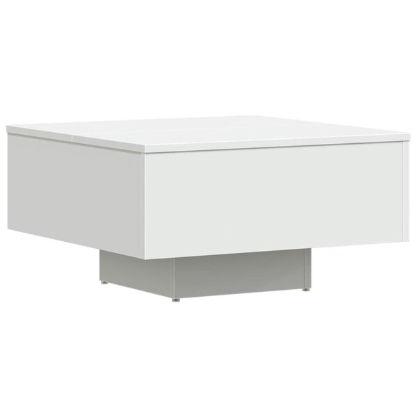vidaXL Table basse blanc 60x60x31 5 cm bois d'ingénierie