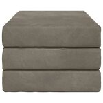 vidaXL Canapé-lit pliable 80 x 67 x 45 cm Gris clair