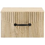 vidaXL Cabinet de chevet mural Chêne Sonoma 34 5 x 33 x 20 cm