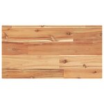 vidaXL Étagères flottantes 2 Pièces 60x20x2 cm acacia massif à l'huile
