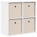 vidaXL Buffet Blanc 59 5 x 27 x 57 cm