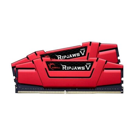 G.Skill Mémoire PC Ripjaws V - DDR4 - Kit 16Go (2x 8 Go) - 2400 MHz - CL15 - Rouge  F4-2400C15D-16GVR