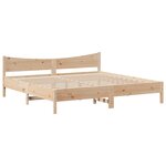 vidaXL Cadre de lit avec tiroirs 180x200 cm bois de pin massif