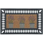 Support caoutchouc pour paillasson 53 x 23 cm