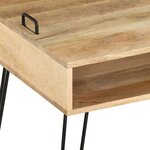 vidaXL Meuble TV Bois de manguier massif 110 x 35 x 45 cm