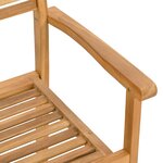 vidaXL Chaises empilables de jardin 4 Pièces Marron 55 5 x 55 5 x 90 cm