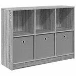 vidaXL Buffet Gris Sonoma 102 x 32 x 73 5 cm