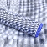 vidaXL Tapis de tente 350x250 cm Bleu
