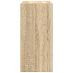 vidaXL Bibliothèque chêne sonoma 31x24x52 cm bois d'ingénierie