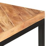 vidaXL Table à dîner 200x90x76 cm Bois massif d'acacia et de manguier
