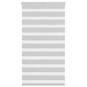 vidaXL Store zèbre gris clair largeur du tissu 65 9 cm polyester