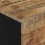 vidaXL Table de chevet 50x33x60 cm Bois de manguier et d'ingénierie