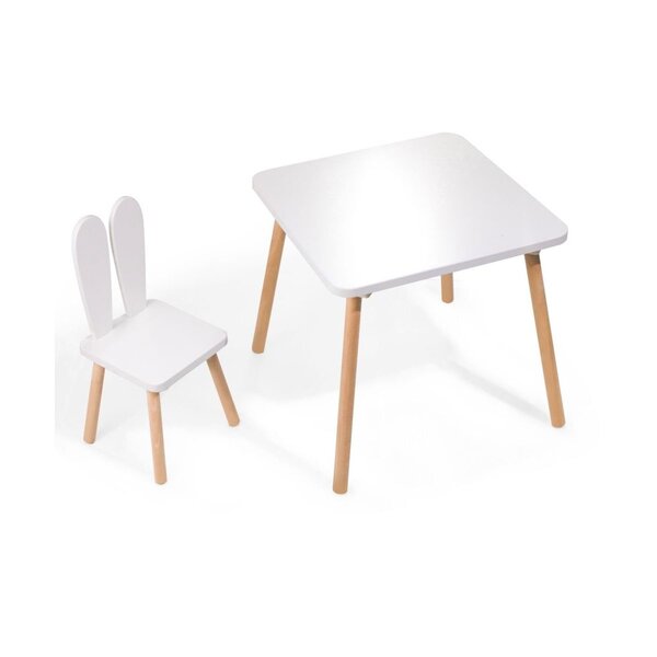 Ensemble évolutif enfant table et chaise oreilles