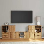vidaXL Meubles TV 5 Pièces avec rangement ODDA bois de pin massif