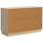 vidaXL Buffet Chêne Sonoma 89 x 34 5 x 57 cm Bois d'ingénierie