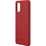 JUST GREEN Coque Bio pour Galaxy A51 Rouge