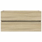 vidaXL Ensemble de meubles de bain 2Pièces céramique et bois d'ingénierie