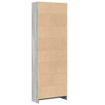 vidaXL Bibliothèque sonoma gris 60x24x176 cm bois d'ingénierie