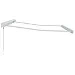 vidaXL   Auvent Rétractable   Noir 400 × 300 cm Aluminium