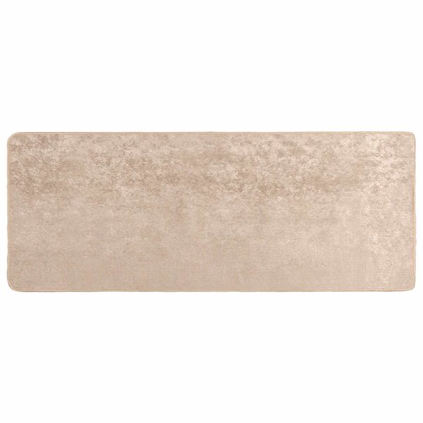 vidaXL Coureur de Tapis MARSA Beige 80 x 200 cm Polyester et PVC